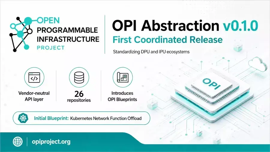 OPI Abstraction v0.1 Published With Aiming To Standardize DPU/IPU Ecosystems