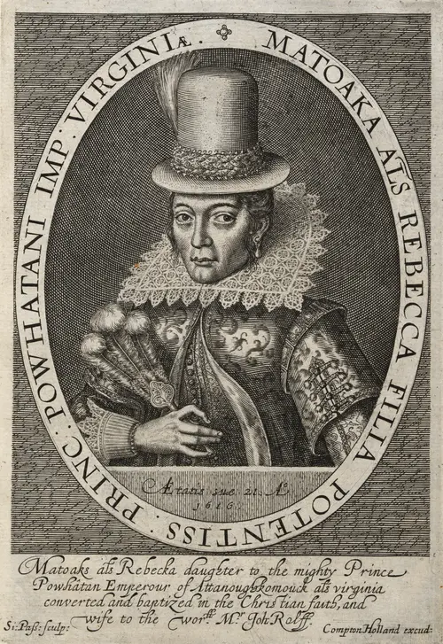 Beyond Disney: A 1616 portrait of Pocahontas shows how English colonizers saw…