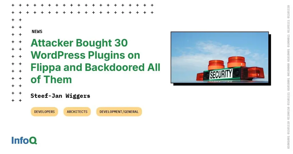 An attacker purchased the entire Essential Plugin portfolio - 30+ WordPress…