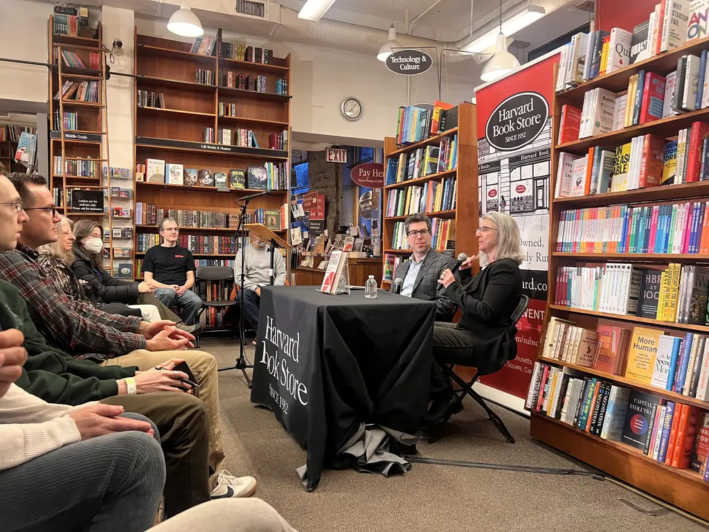 Great crowd, great conversation at Cindy Cohn’s “Privacy’s Defender” talk with…
