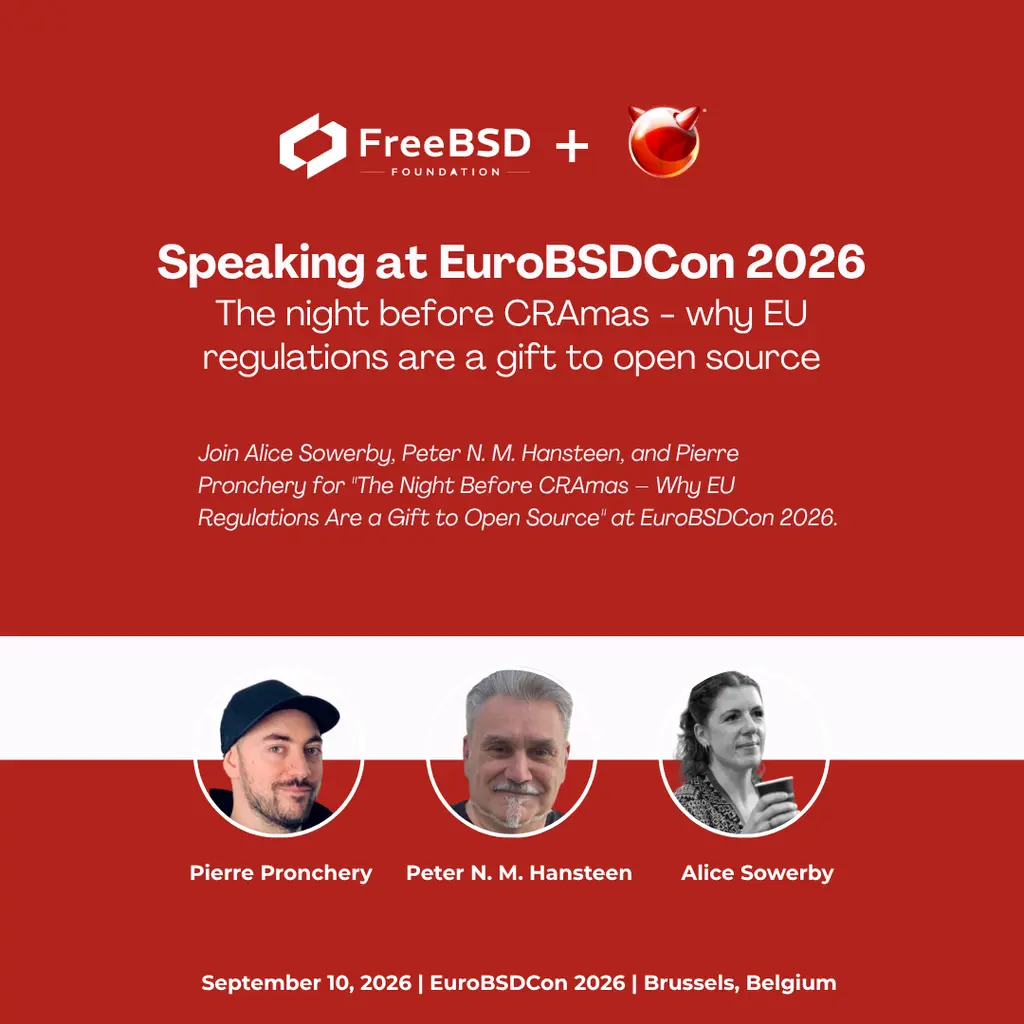 Speaking at EuroBSDCon 2026