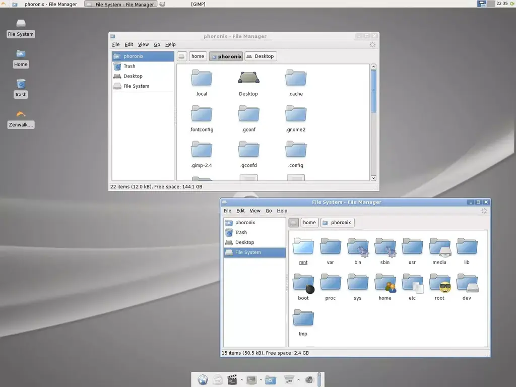 Slackware-Based Zenwalk Linux Aims For "True Low Latency Desktop Experience"