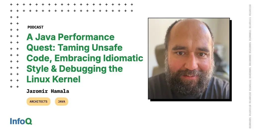 In this #InfoQ #podcast, Jaromir Hamala (QuestDB) explains how developers can…