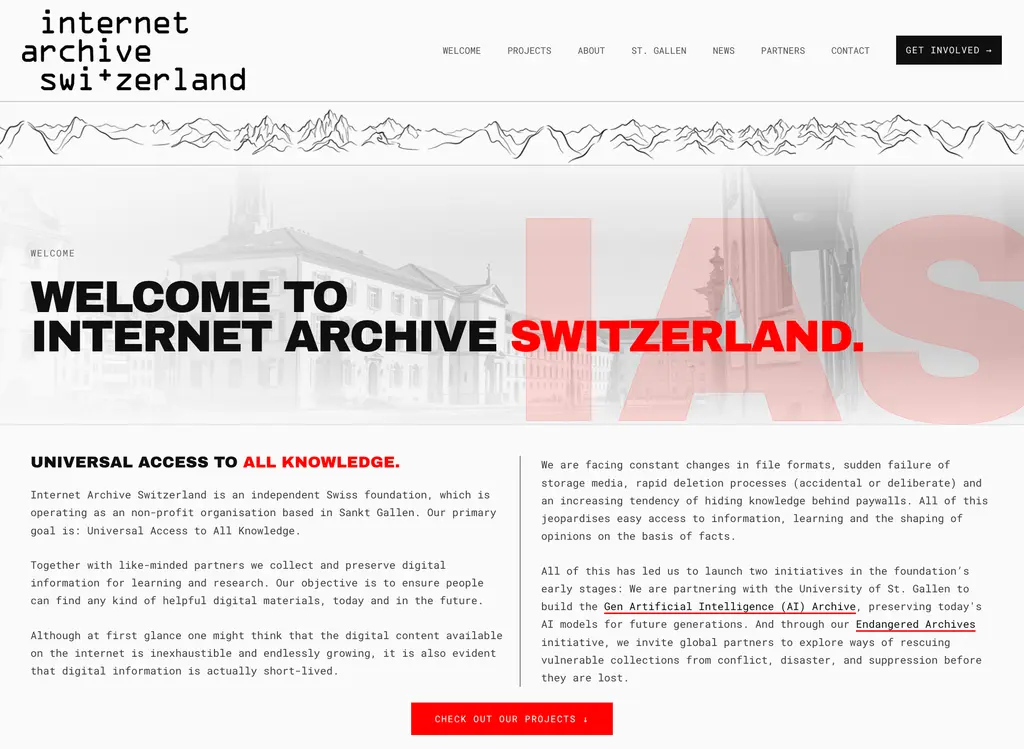 Join us in welcoming Internet Archive Switzerland!🇨🇭