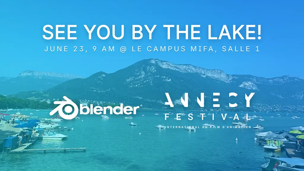 Blender Breakfast is back for Annecy 2026! Meet the Blender team, hear pipeline…