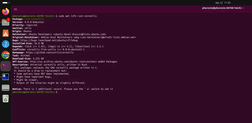 Ubuntu Rust Coreutils Audit Revealed 113 Issues, Ubuntu 26.10 Aims For "100%…