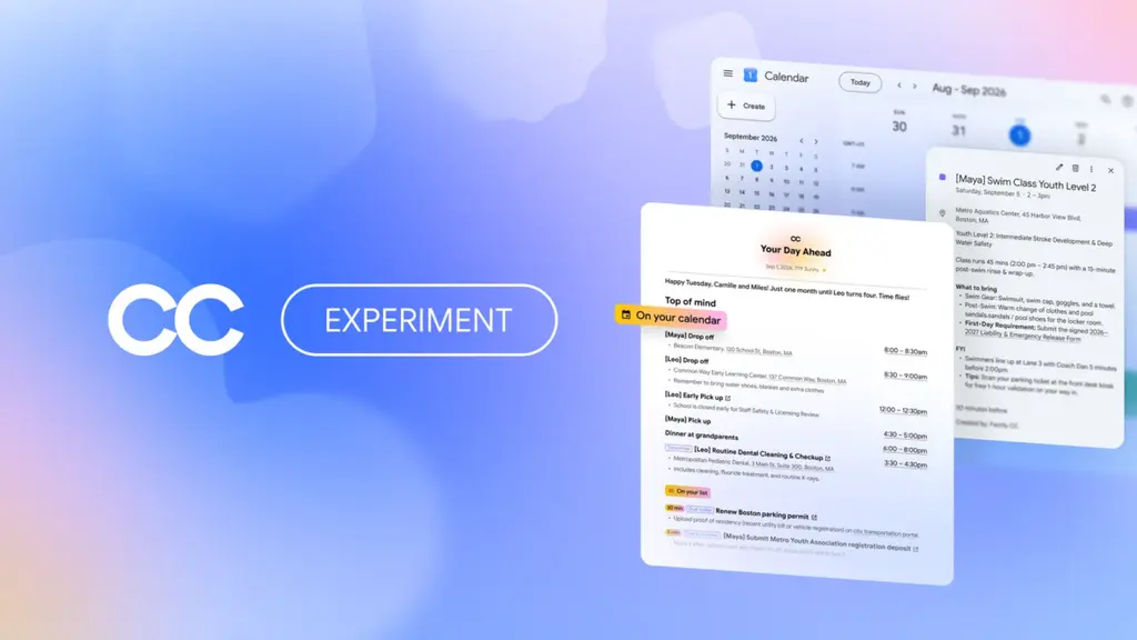 Google announces new experimental "CC" AI agent for families