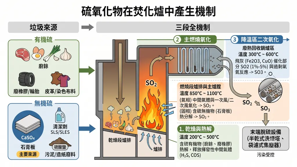【你所不知道的焚化爐 —— 酸雨小幫手硫氧化物】