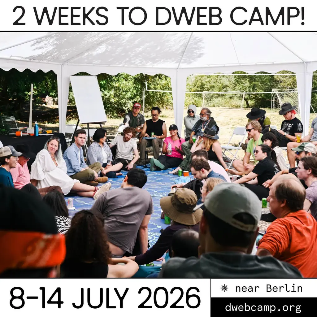 🧵1/2 DWeb Camp: Root Systems is almost here! 🏕️