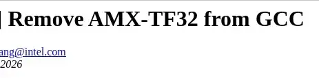 Intel Kills Off AMX-TF32 Support Before It Even Shipped In Diamond Rapids