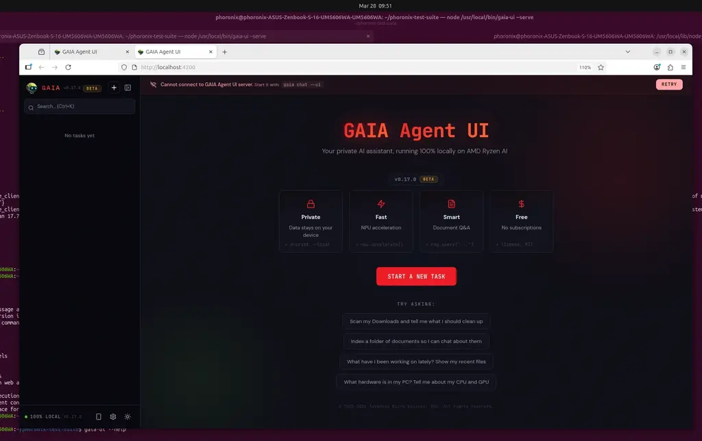 AMD Introduces GAIA Agent UI For Privacy-First Web App For Local AI Agents
