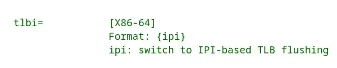 tlbi=  Boot Option Submitted Ahead Of Linux 7.2 Kernel Release