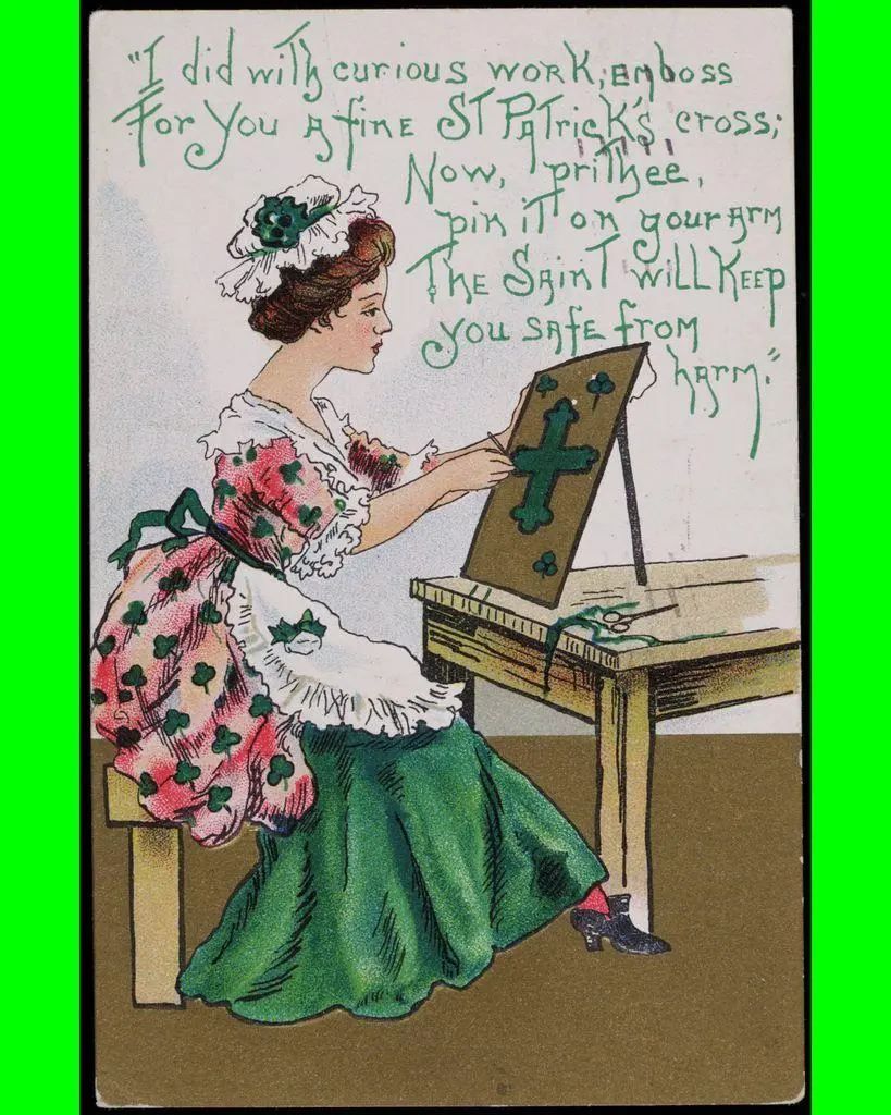 ☘️ From shamrocks to the Blarney Stone, vintage St. Patrick’s Day postcards sent…
