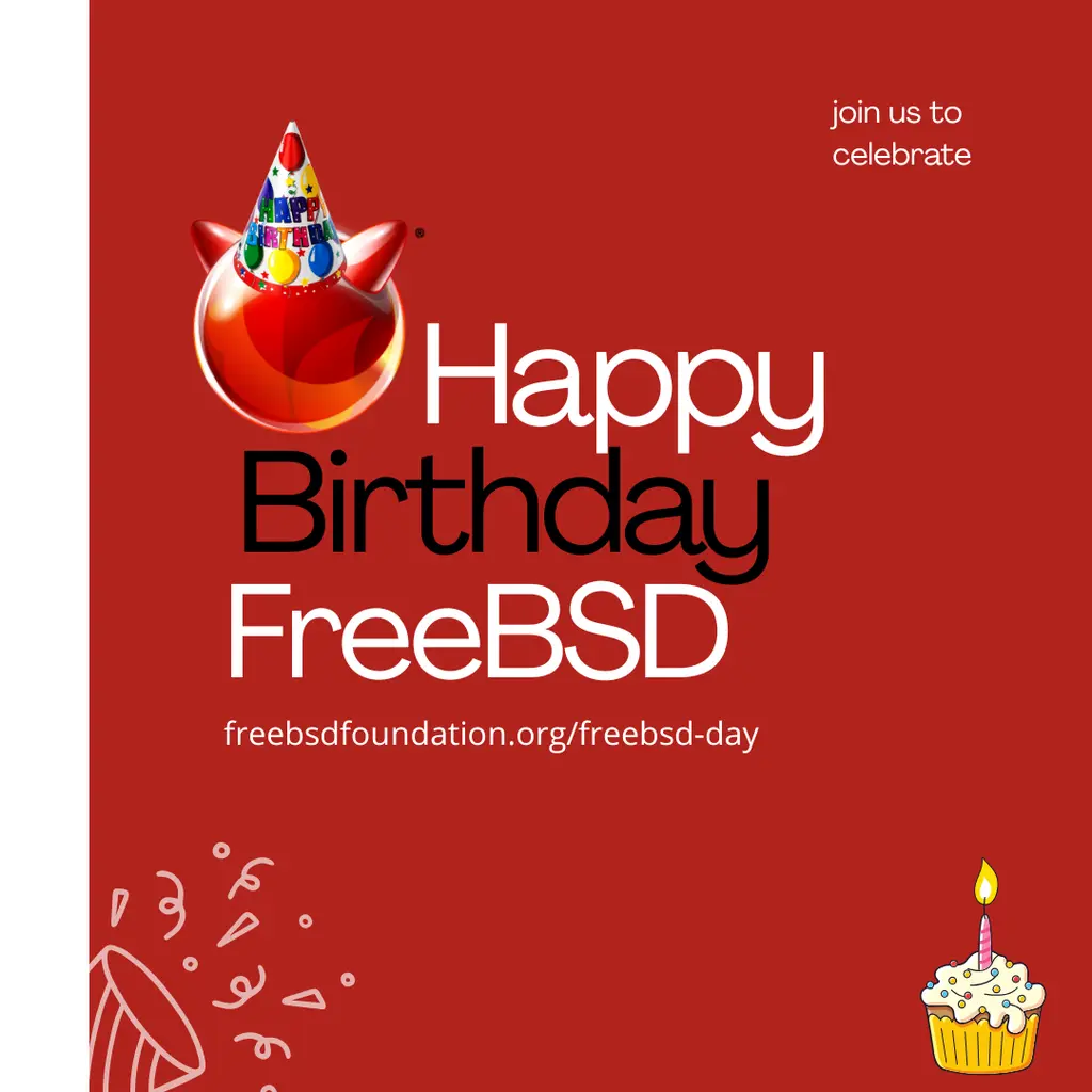Happy FreeBSD Day! 🎉