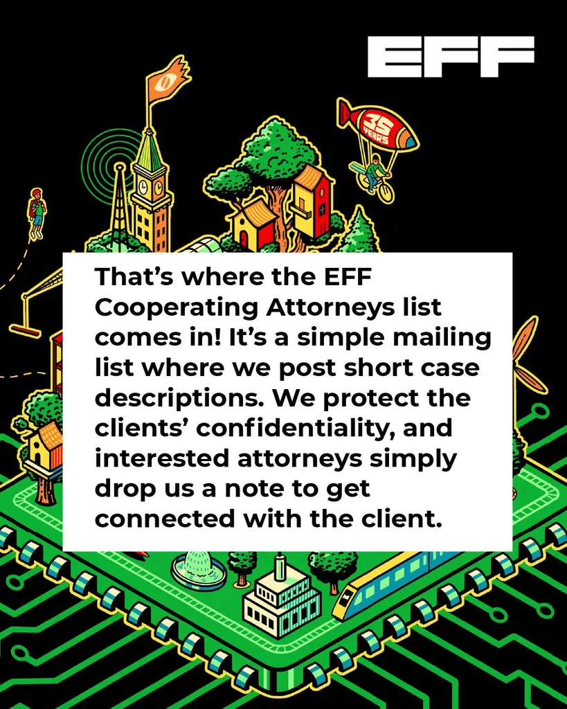 Join EFF's Cooperating Attorneys List!