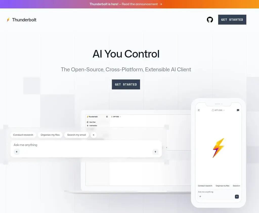 Mozilla Announces "Thunderbolt" As An Open-Source, Enterprise AI Client