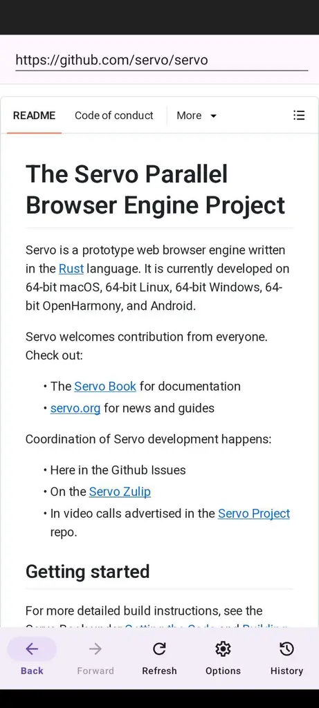 Servo on Android just got a big refresh: