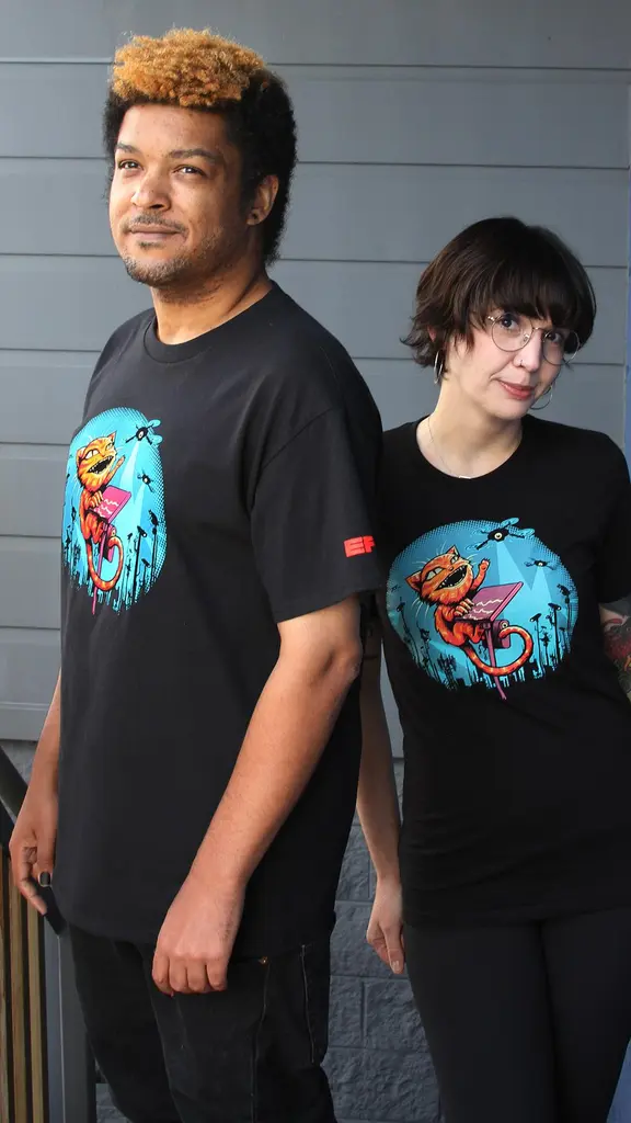 Don't ask EFF how many cat shirts we've made...we just can't help ourselves!…