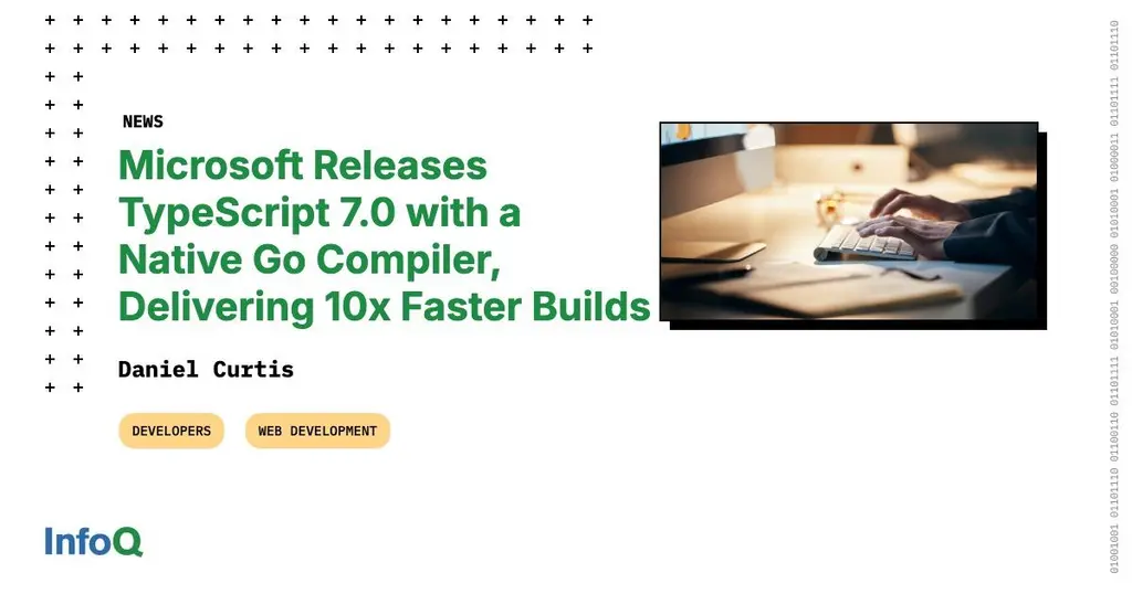 TypeScript 7.0 is here with a new native compiler that delivers 8x–12x faster…