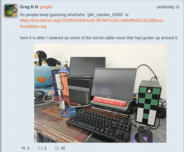 The New Linux Kernel AI Bot Uncovering Bugs Is A Local LLM On Framework Desktop…