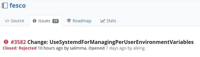 Fedora Rejects Proposal To Use systemd For Managing Per-User Environment…