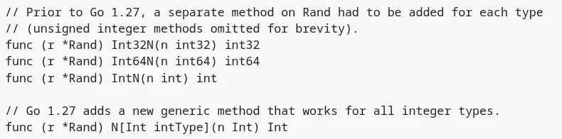 Go Language 1.27 Adds Generic Methods, Struct Improvement & More SIMD