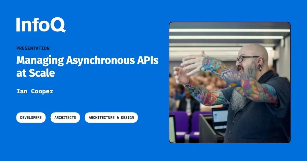 In this #InfoQ video, Ian Cooper explores how AsyncAPI, xRegistry,…