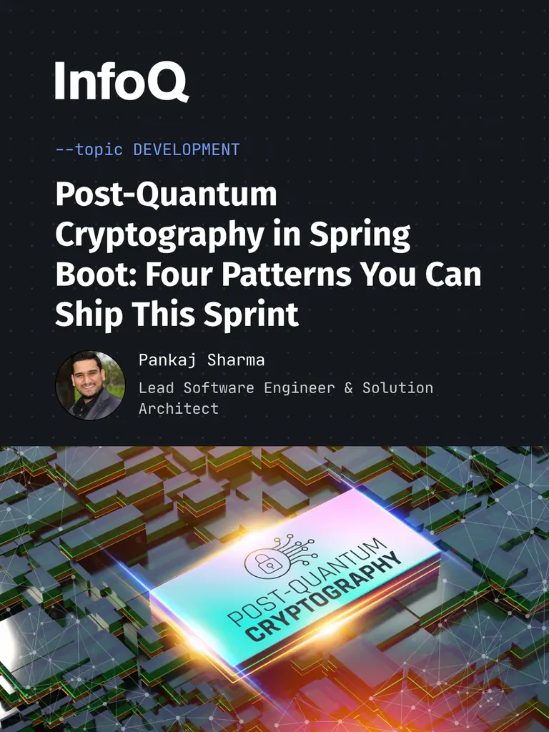 In this new #InfoQ article, Pankaj Sharma outlines 4 patterns to bring…