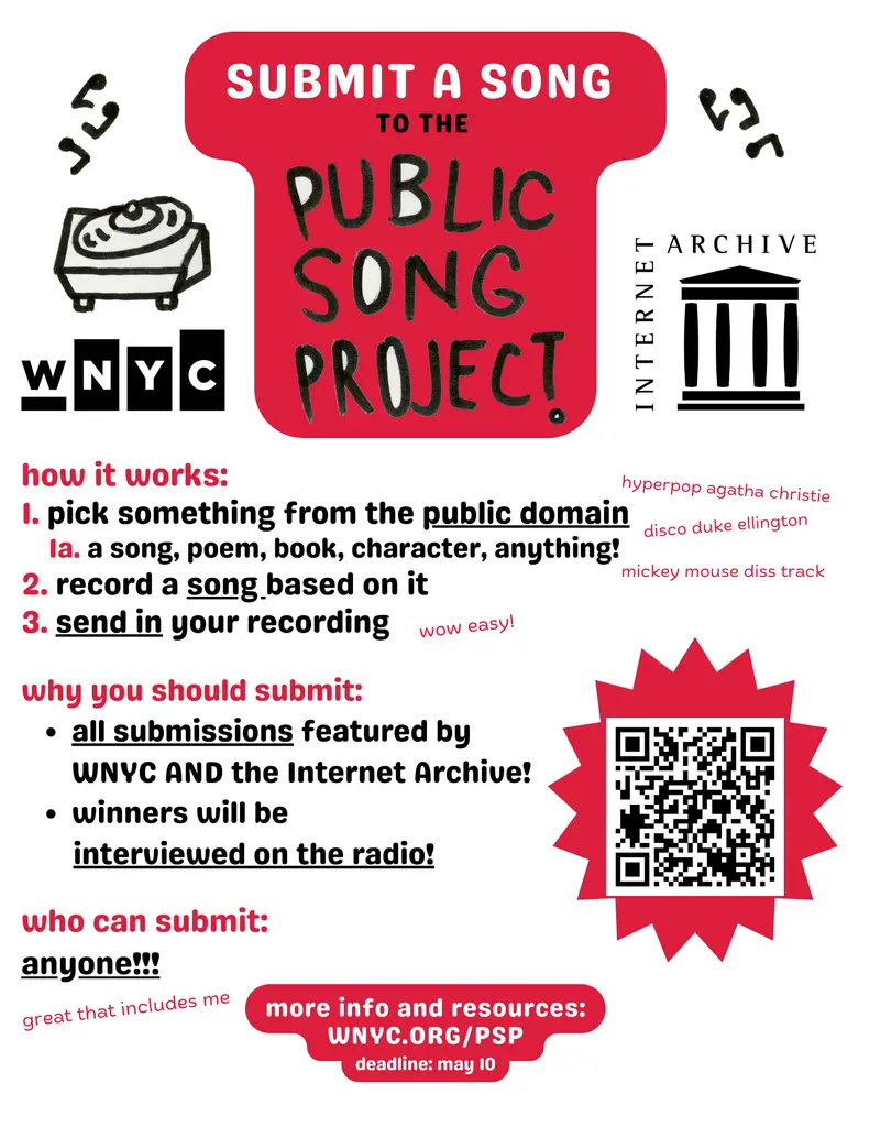 🎶 The Public Song Project is back for 2026! WNYC invites everyone to create…