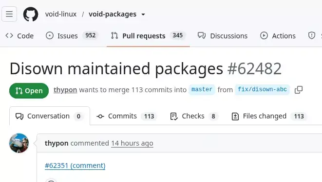 Void Linux Maintainer Orphans 100+ Packages Over AI Policy Dispute