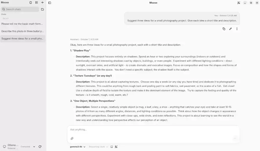 GNOME's New Local/Cloud AI Chat App Gains More Features