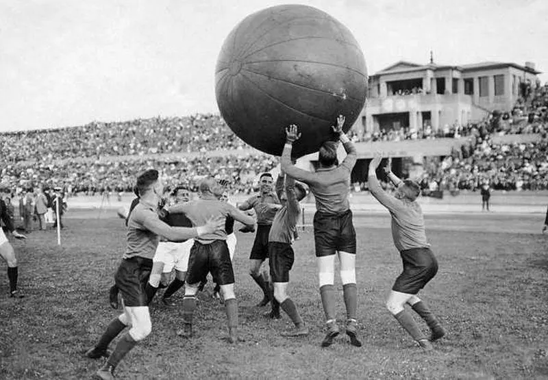 “Plaything of the Gods”: Photographs of Pushball (early 1900s)