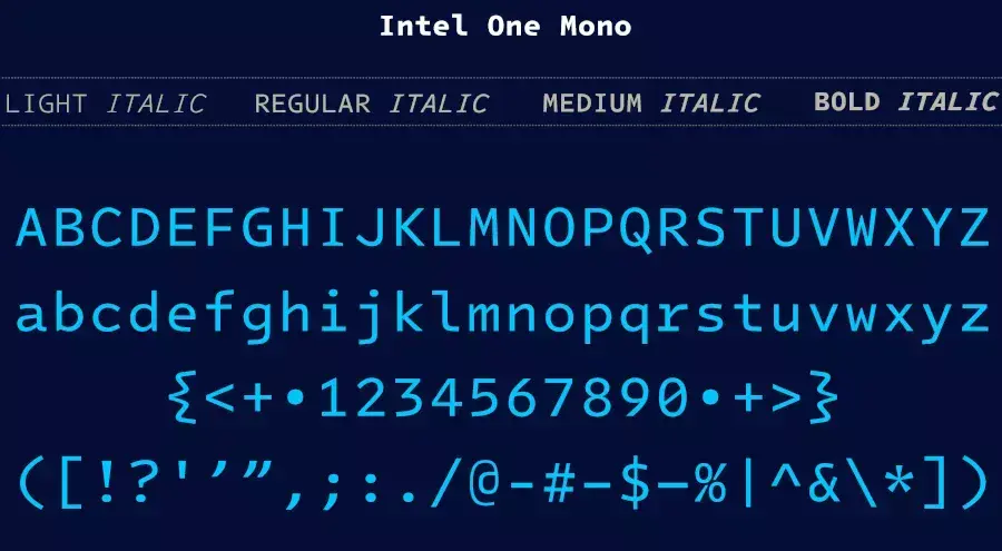 Intel Reverses Decision To Cancel Their Open-Source Font Project