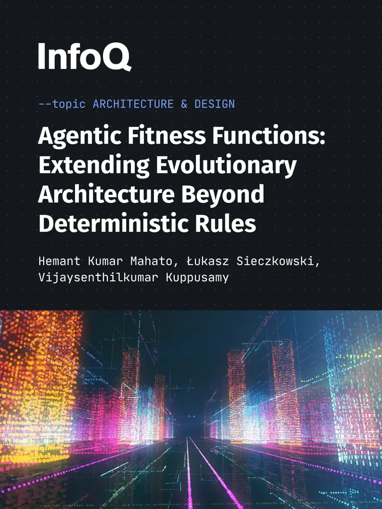 Deterministic rules protect hard metrics. But how do you govern architectural…
