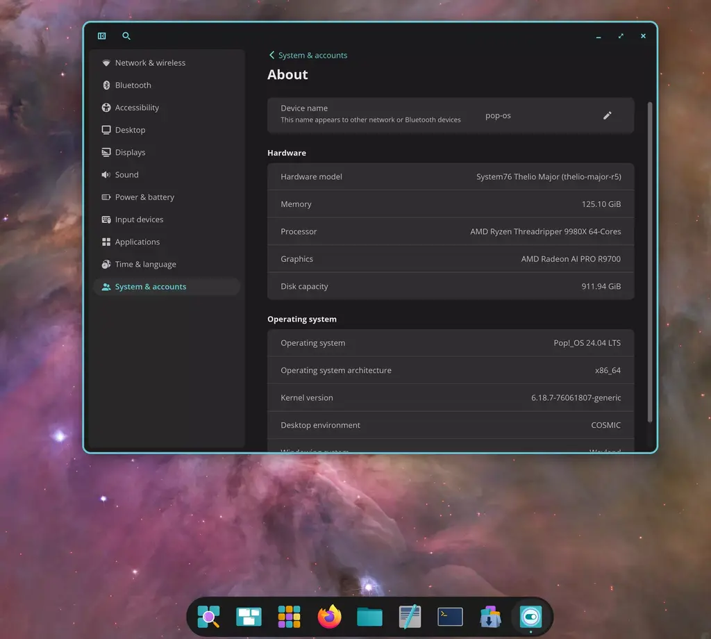 COSMIC Epoch 1.2 Desktop Fixes Flickering Issues For Intel Graphics