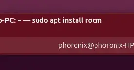 Ubuntu 26.04 Allows "sudo apt install rocm" But It's Months Out-Of-Date