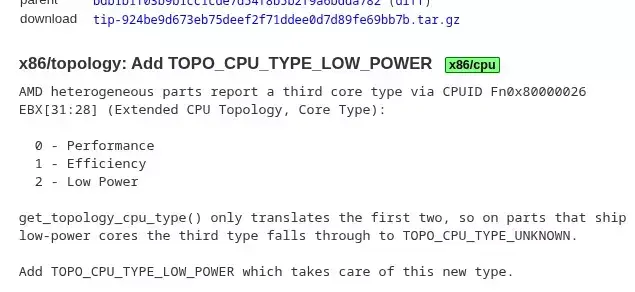AMD "Low Power" CPU Core Type Patches Queued Ahead Of Linux 7.3