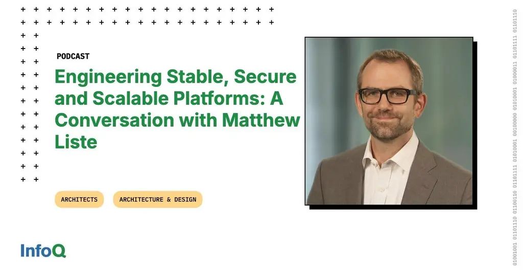 In this #InfoQ #podcast, Matthew Liste talks about the art of building &…