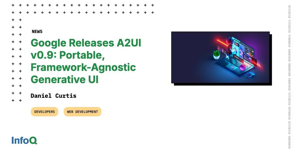 Google has released A2UI v0.9 - a framework-agnostic standard that lets…