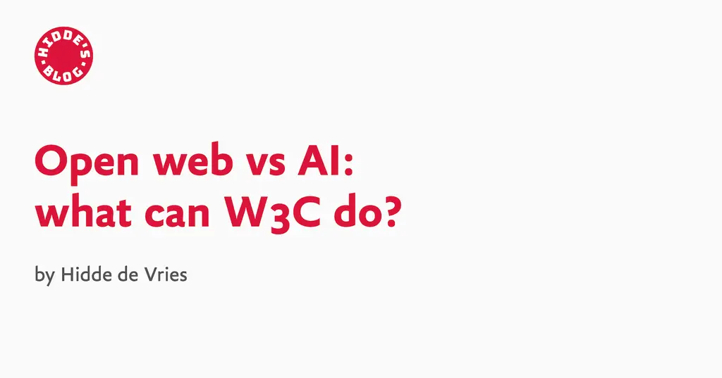 @hdv wrote about discussions at the recent Advisory Committee meeting: "Open…