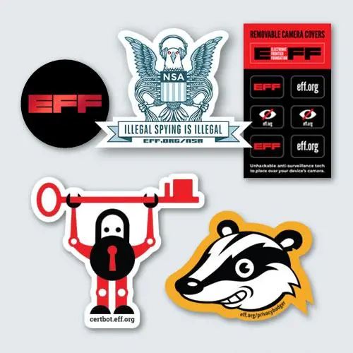 New laptop? Cover that thing up with stickers that show your support for online…