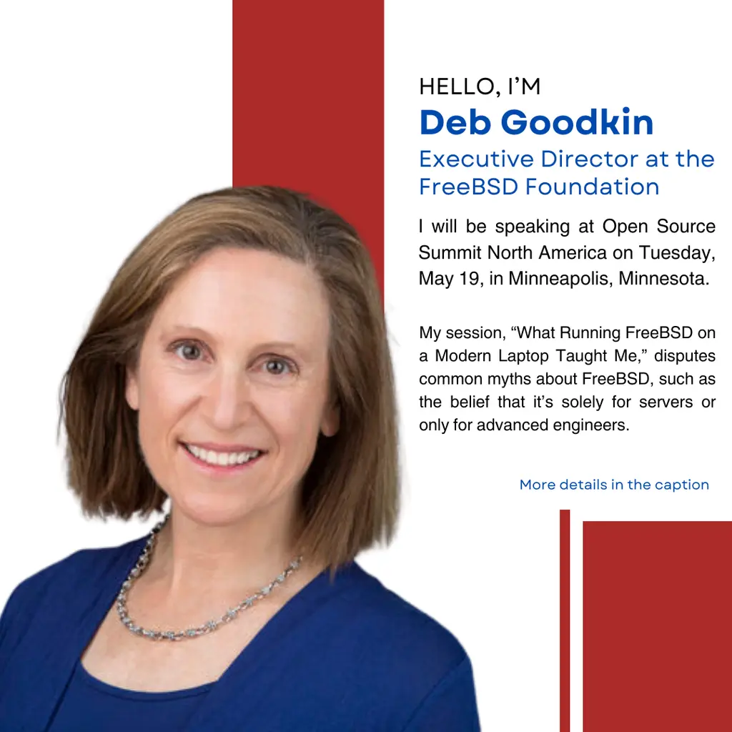 We’re proud to share that Deb Goodkin, Executive Director of the FreeBSD…