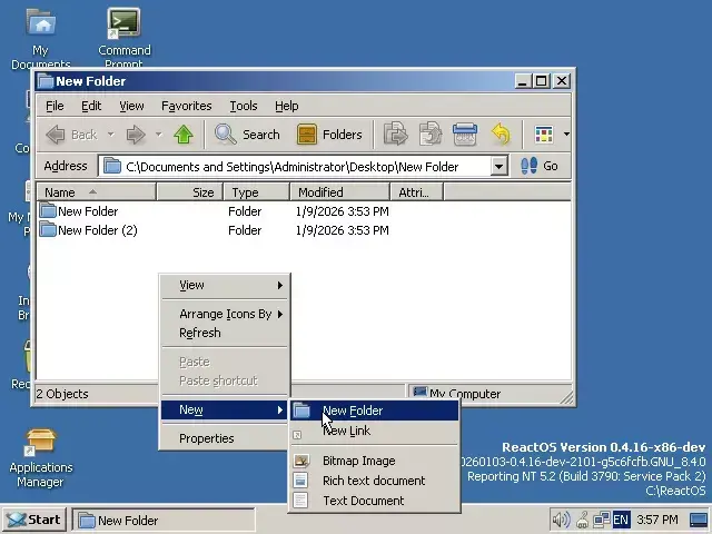 ReactOS Merges Support For Job Objects As Step To Running Modern Windows Apps
