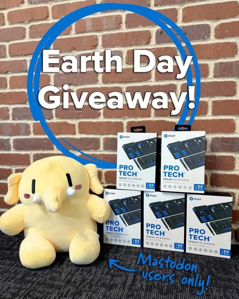 [GIVEAWAY] This Earth Day, we are giving away 5 Pro Tech Toolkits so you can…