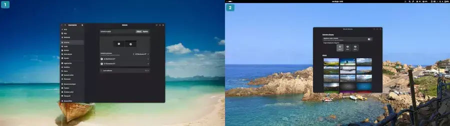 Experimental Code Enables Per-Monitor Backgrounds For GNOME Shell