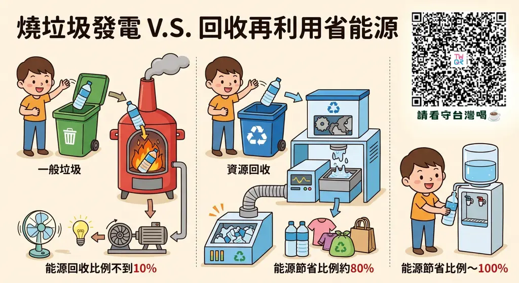 【你所不知道的焚化爐 —— 「燒垃圾發電」很好聽，但燒的是資源捏？】
