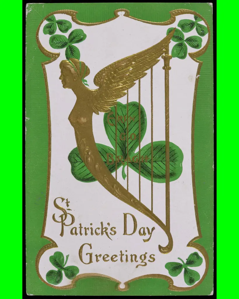 ☘️ From shamrocks to the Blarney Stone, vintage St. Patrick’s Day postcards sent…