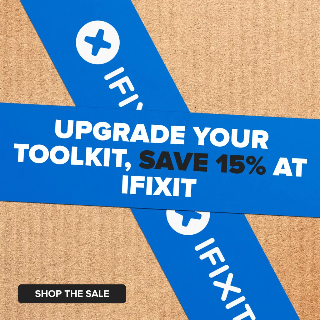 48 hours left. Save 15% on selected iFixit tools before the sale disappears…
