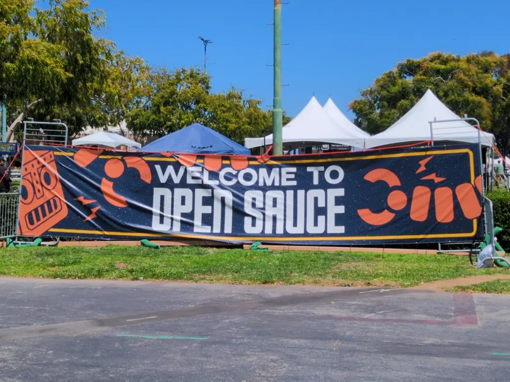 I'm here at Open Sauce in San Mateo, CA right now. I'll be here all weekend…
