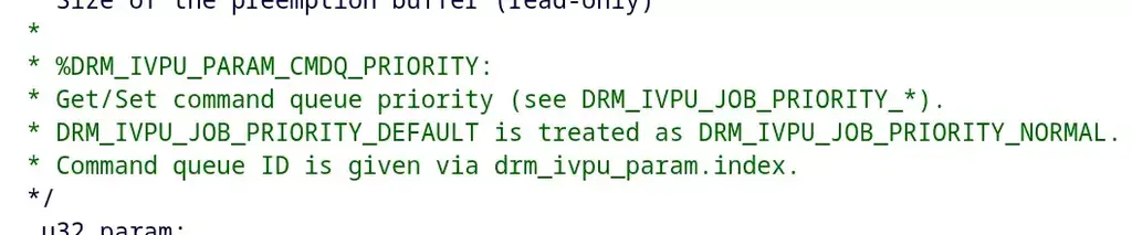 Intel NPU Linux Driver Adding Command-Queue Priority ioctl For Linux 7.4